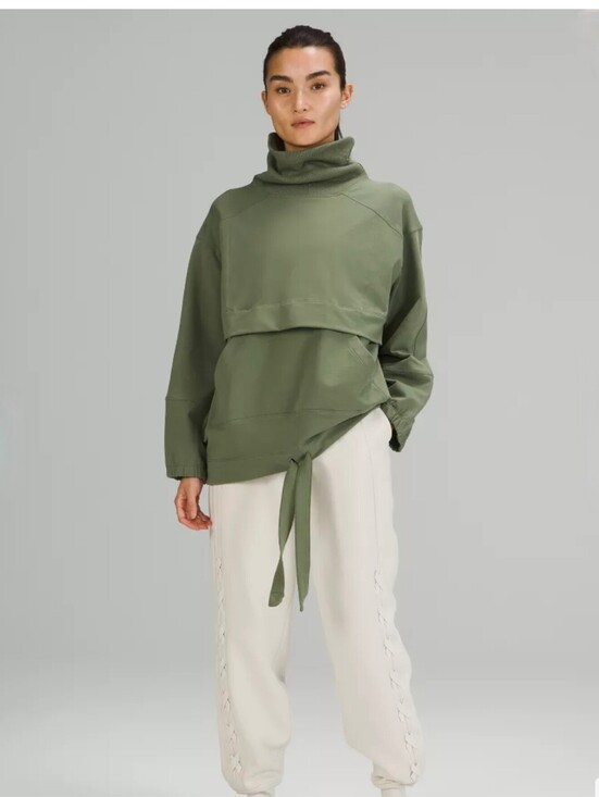 Sweaters - Lululemon LA Packable Pullover-to-Pillow Green Willow M/L